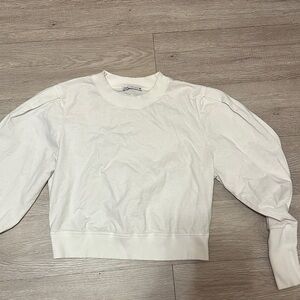 Zara White Crew Neck Shirt